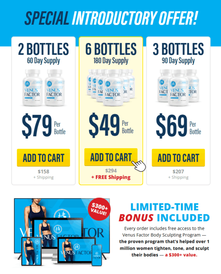 Venus Factor Product Offer Page 1